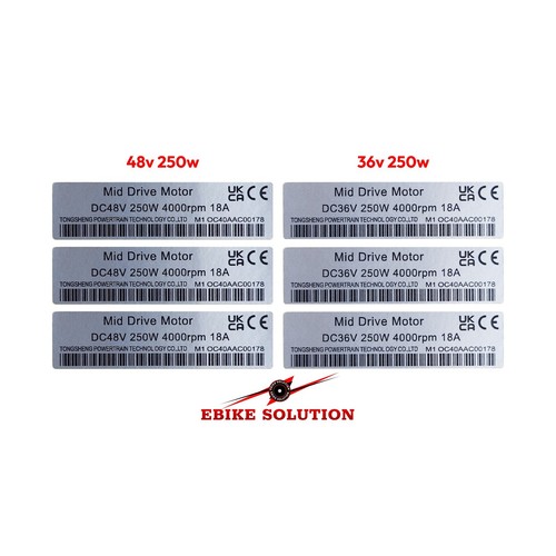 Ebike sticker decal - 3x,