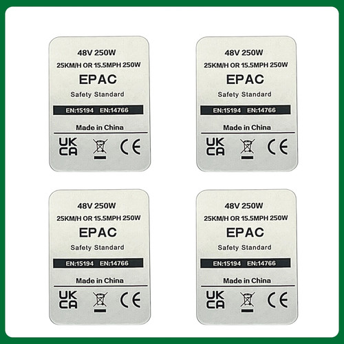 Ebike sticker 36v 48v - 48v, 250w